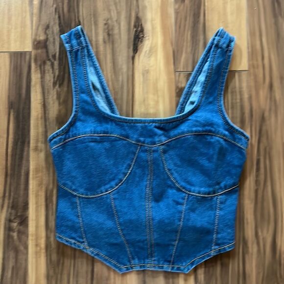NEW Japna Jean Crop Top - Picture 5 of 5